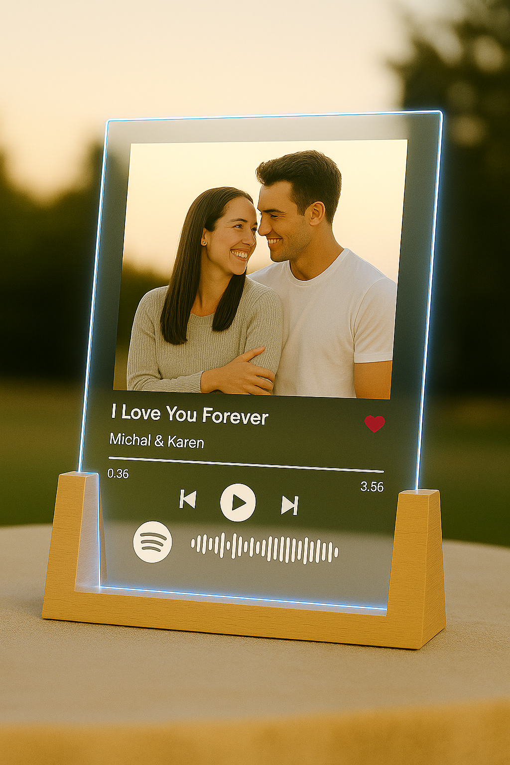 Custom Spotify Music Plaque